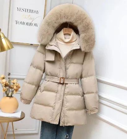 Heidi-Mode | Winterjacke mit Abnehmbarer Kapuze