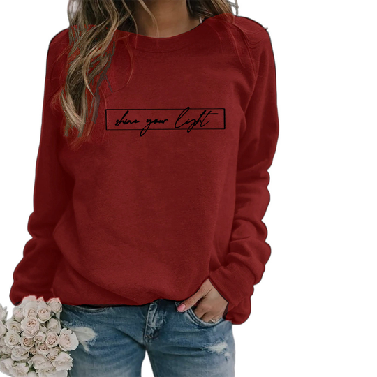 Heidi-Mode | Übergröße Pullover mit Rundhalsausschnitt