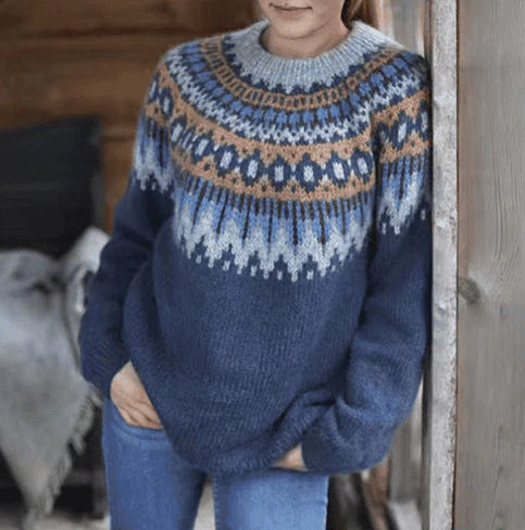 Heidi-Mode - Gestrickter Pullover für kalte Tage