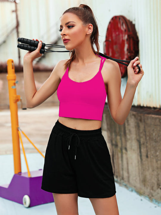 Heidi-Mode | 3Er Pack Damen Sport Bh Gepolstert Crisscross Yoga Bh Nahtlos Mittel Impact Fitness Activewear