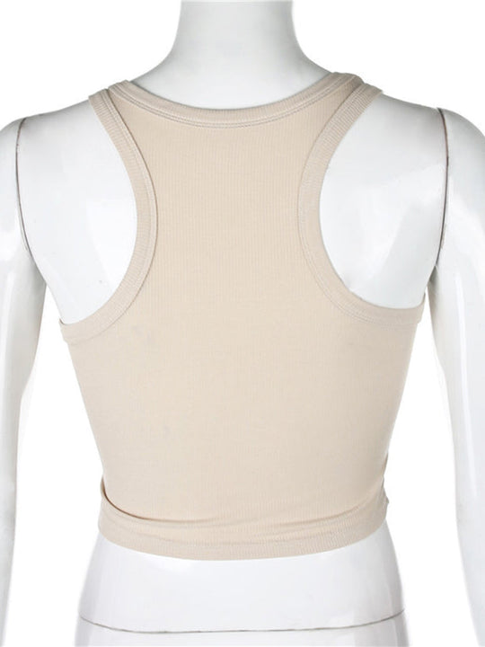 Heidi-Mode | Damen Unifarben Basic Unterzieh Stretch Tanktop