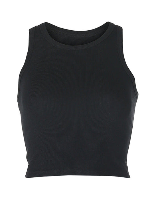 Heidi-Mode | Damen Unifarben Basic Unterzieh Stretch Tanktop