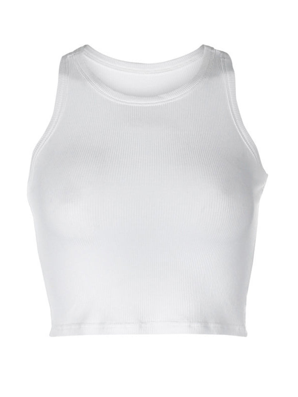 Heidi-Mode | Damen Unifarben Basic Unterzieh Stretch Tanktop