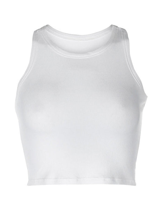 Heidi-Mode | Damen Unifarben Basic Unterzieh Stretch Tanktop