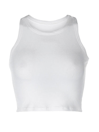Heidi-Mode | Damen Unifarben Basic Unterzieh Stretch Tanktop