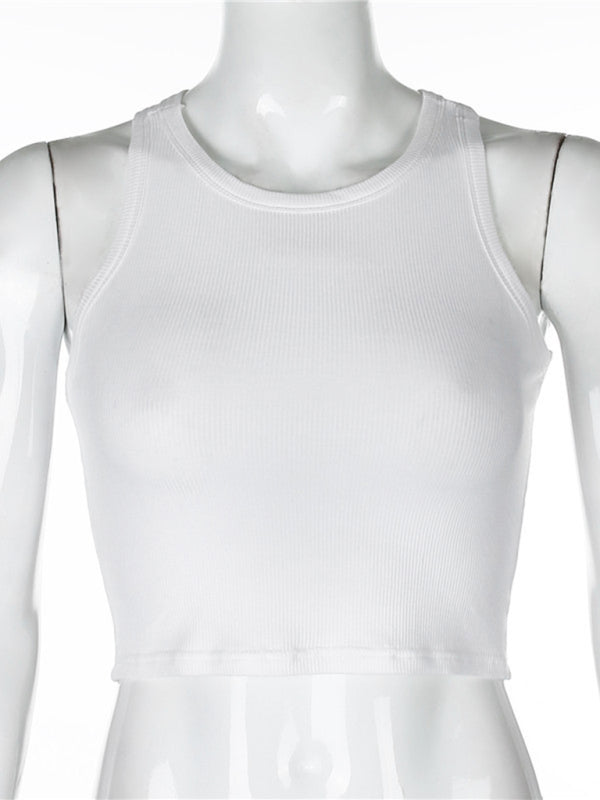 Heidi-Mode | Damen Unifarben Basic Unterzieh Stretch Tanktop