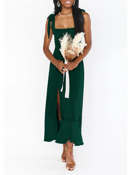 Heidi-Mode | Damen Elegantes und Modisches Pendel Schlitz Französisches High-end Gefühl Kleid