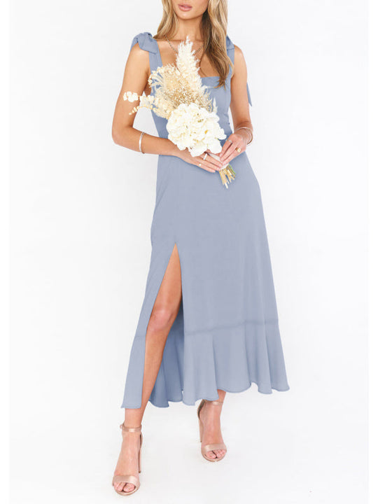 Heidi-Mode | Damen Elegantes und Modisches Pendel Schlitz Französisches High-end Gefühl Kleid