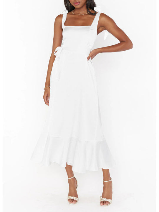 Heidi-Mode | Damen Elegantes und Modisches Pendel Schlitz Französisches High-end Gefühl Kleid