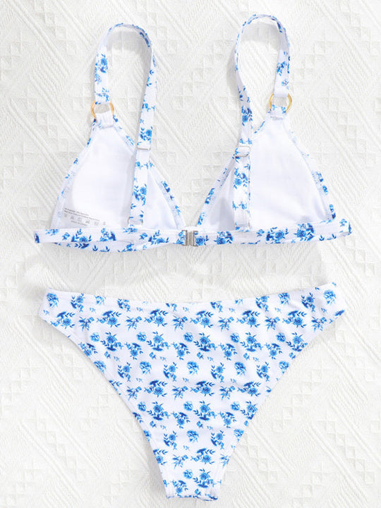 Heidi-Mode | Neuer Geteilter Badeanzug Europäische und Amerikanische Mode Druck Damen Badeanzug Sexy Bikini Strandbekleidung