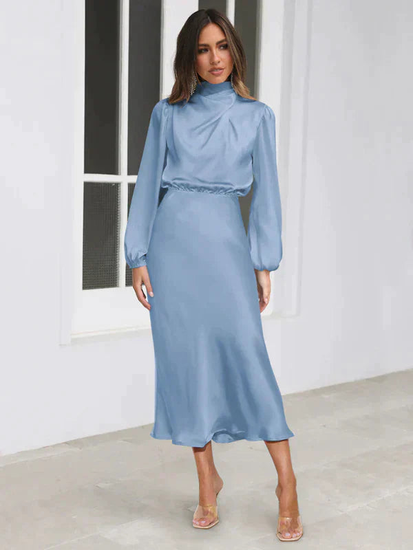 Elegante Festkleider mit langen Ärmeln
