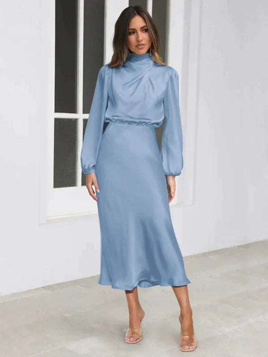 Elegante Festkleider mit langen Ärmeln