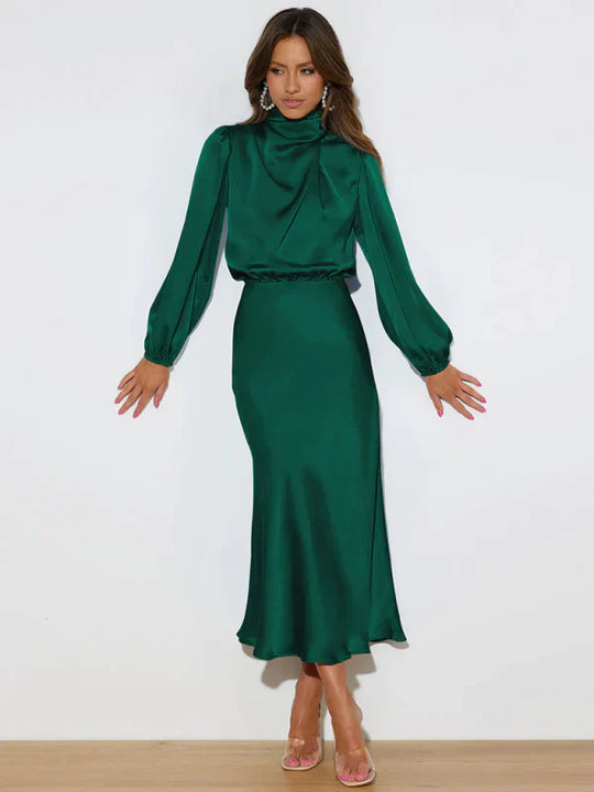Heidi-Mode | Elegante Partykleider mit langen Ärmeln