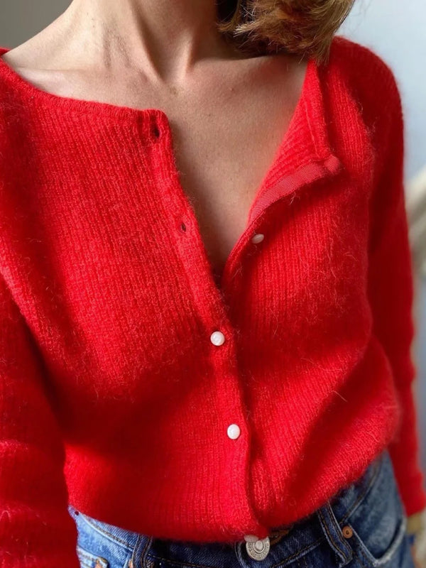Kuschelige und warme Strickjacke