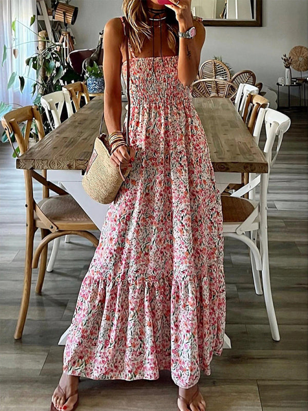 Heidi-Mode | Neues Damen Bedrucktes Latzkleid