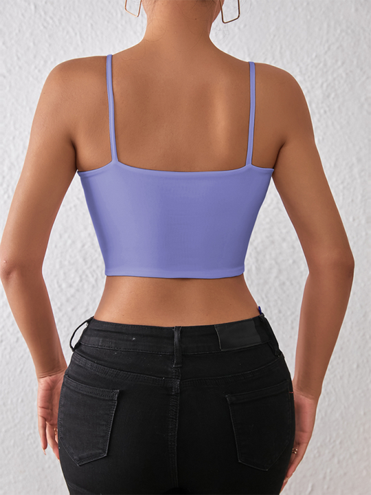 Heidi-Mode | Frühling und Sommer sexy bauchfreies Spaghetti-Top