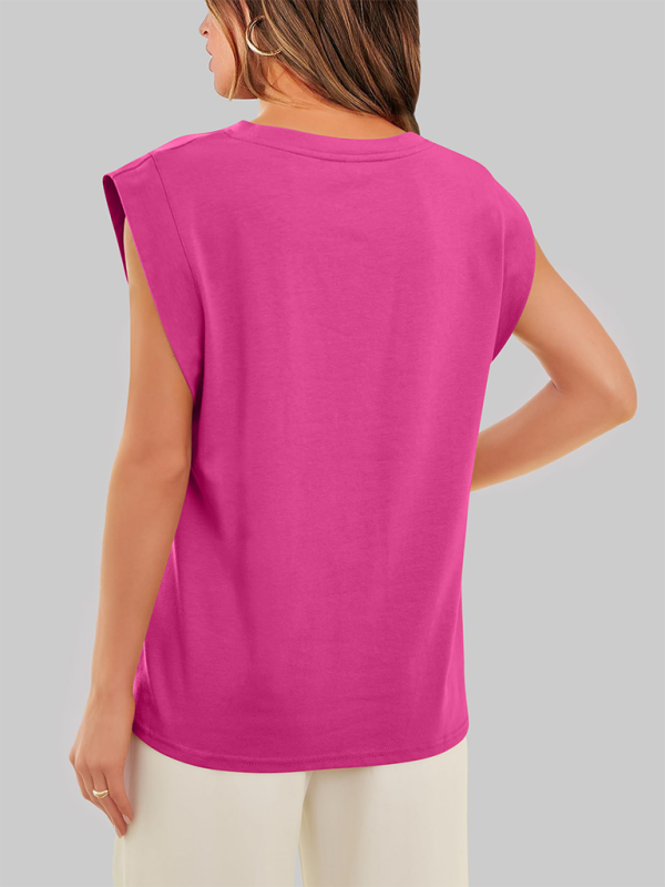 Heidi-Mode | Neues Rundhals lockeres Kurzarm-T-Shirt gestreiftes Oberteil