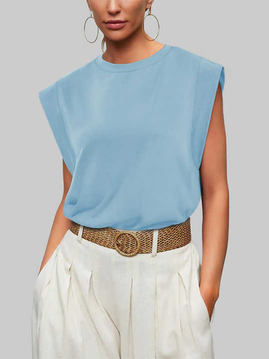 Heidi-Mode | Neues Rundhals lockeres Kurzarm-T-Shirt gestreiftes Oberteil