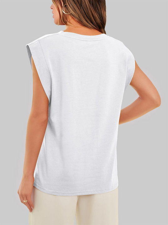 Heidi-Mode | Neues Rundhals lockeres Kurzarm-T-Shirt gestreiftes Oberteil