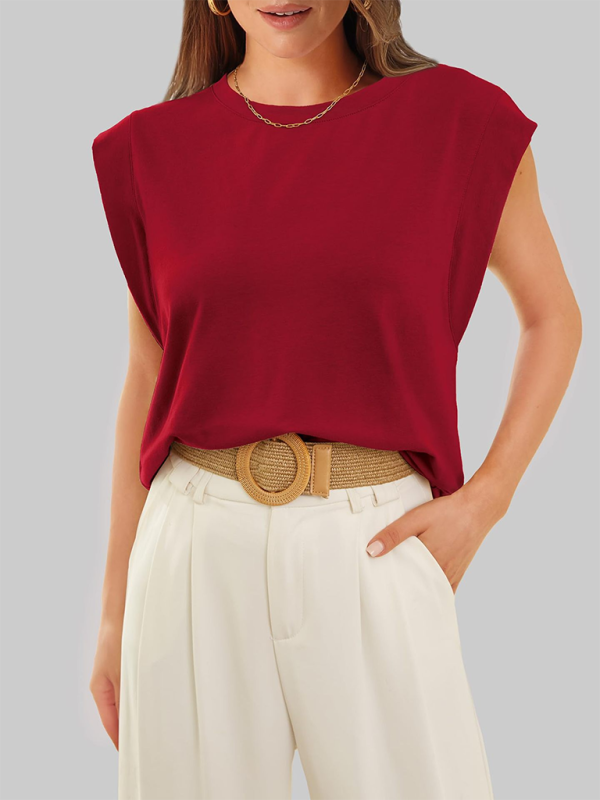 Heidi-Mode | Neues Rundhals lockeres Kurzarm-T-Shirt gestreiftes Oberteil