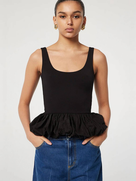 Heidi-Mode | Stitching Fashion Freizeit T-Shirt Weste