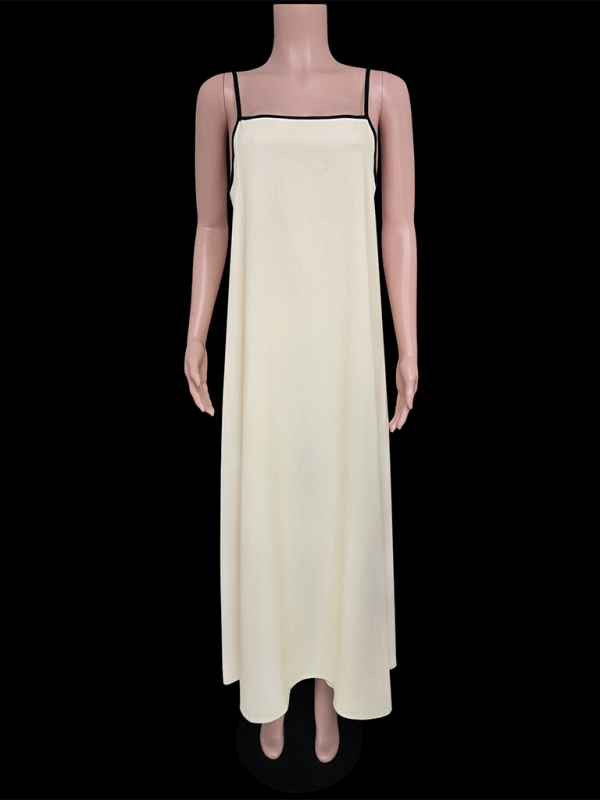 Heidi-Mode | Damenmode Leinenkleid mit Taschen