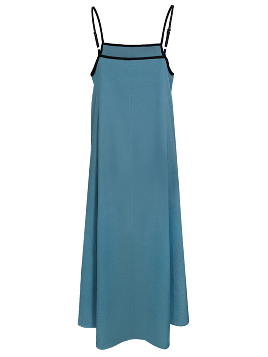 Heidi-Mode | Damenmode Leinenkleid mit Taschen