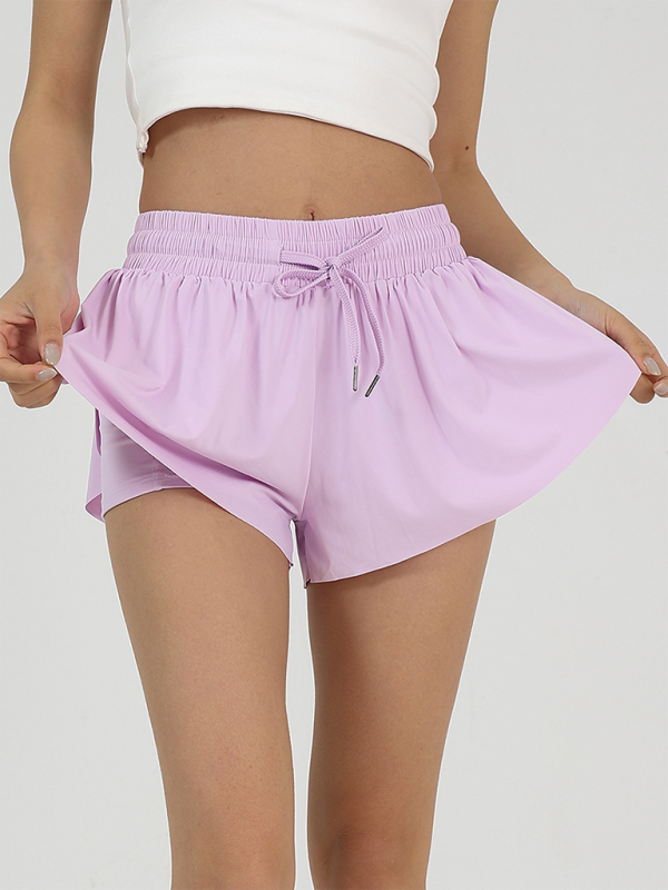 Heidi-Mode | Damen neuer Stil Sport Hoch elastisch und bequeme Tasche Tennisrock