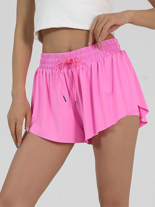 Heidi-Mode | Damen neuer Stil Sport Hoch elastisch und bequeme Tasche Tennisrock
