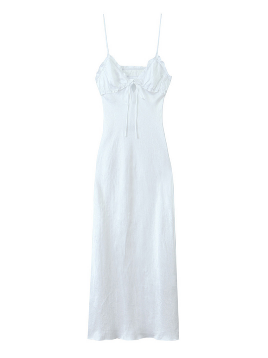 Heidi-Mode | Neues Geschichtetes Satin-Partykleid