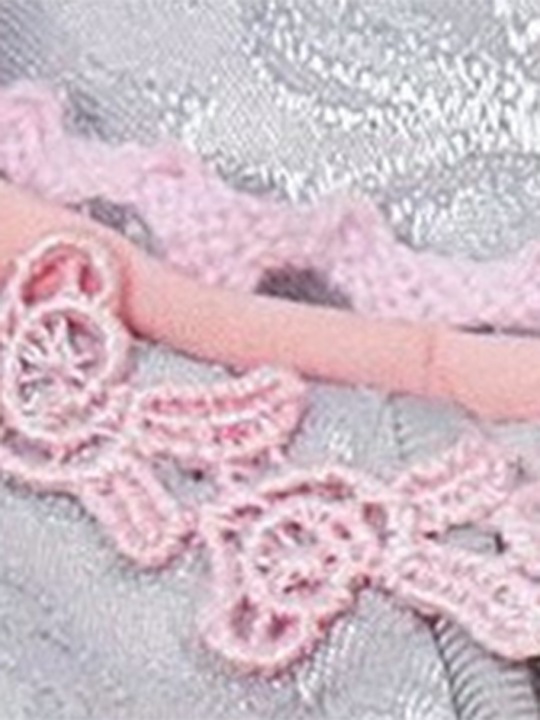 Heidi-Mode | Deutsches München Oktoberfest Grau und Pink Spitzenkleid Bühnenkostüm
