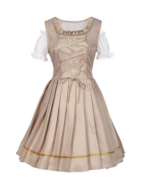 Heidi-Mode | Deutsches München Oktoberfest Bierkleid Cosplay Bühnenaufführungs Kostüm