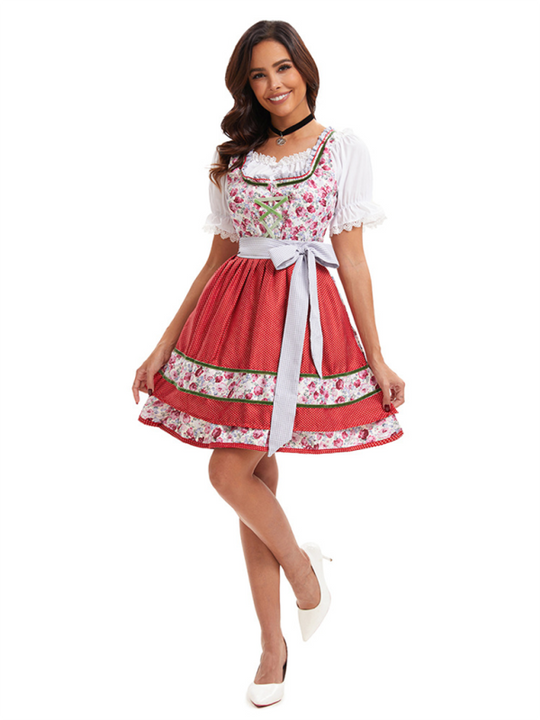 Heidi-Mode | Halloween Bayerisches Dienstmädchen-Uniform Auftritt Kostüm Deutsch München Oktoberfest Bühnenauftritt Kostüm