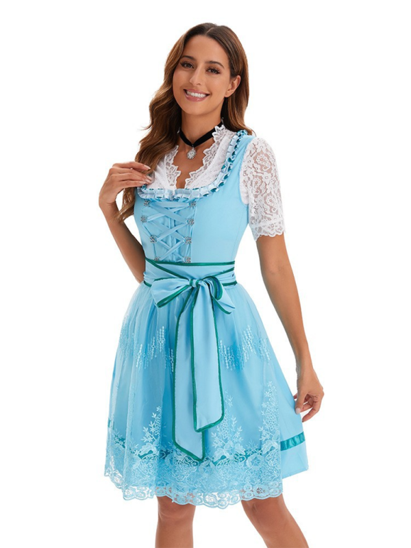 Heidi-Mode | Deutsche München Oktoberfest Kleidung Damen Bedrucktes Bier Kleidung Kleid