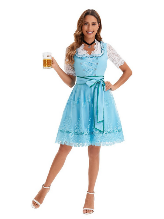 Heidi-Mode | Deutsche München Oktoberfest Kleidung Damen Bedrucktes Bier Kleidung Kleid
