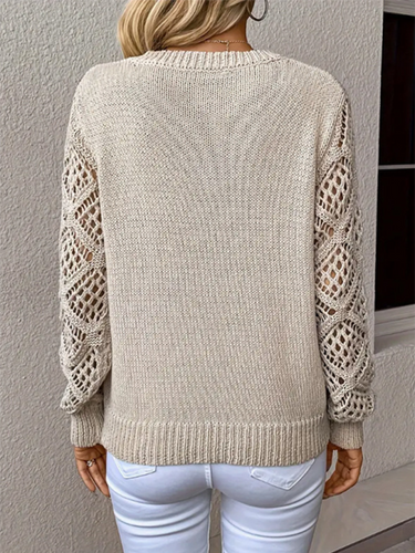 Heidi-Mode | Einfarbige Damensweatshirt mit V-Ausschnitt und Langen Ärmeln