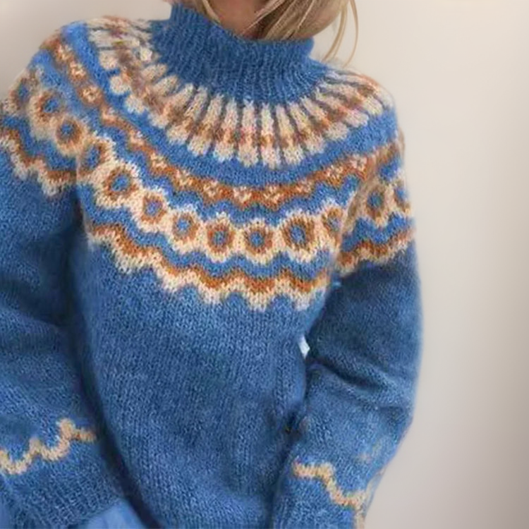 Heidi-Mode | Warmer Und Bequemer Dicker Rollkragenpulli