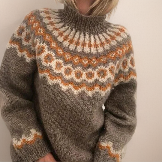 Heidi-Mode | Warmer Und Bequemer Dicker Rollkragenpulli