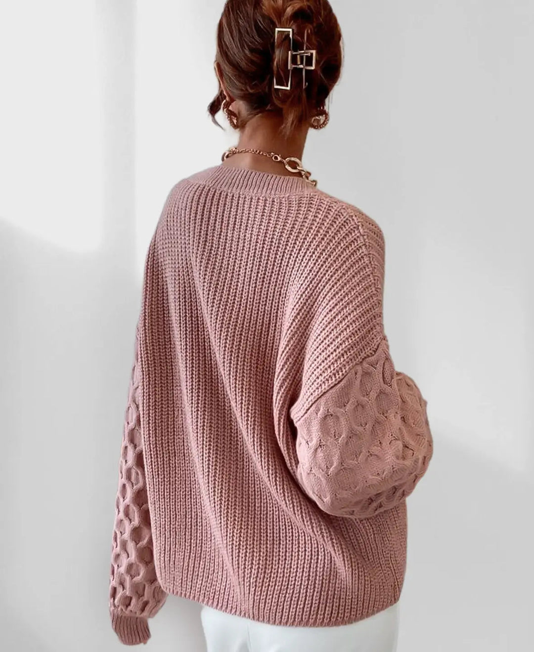 Heidi-Mode | Trendy gestrickter Chic Pullover