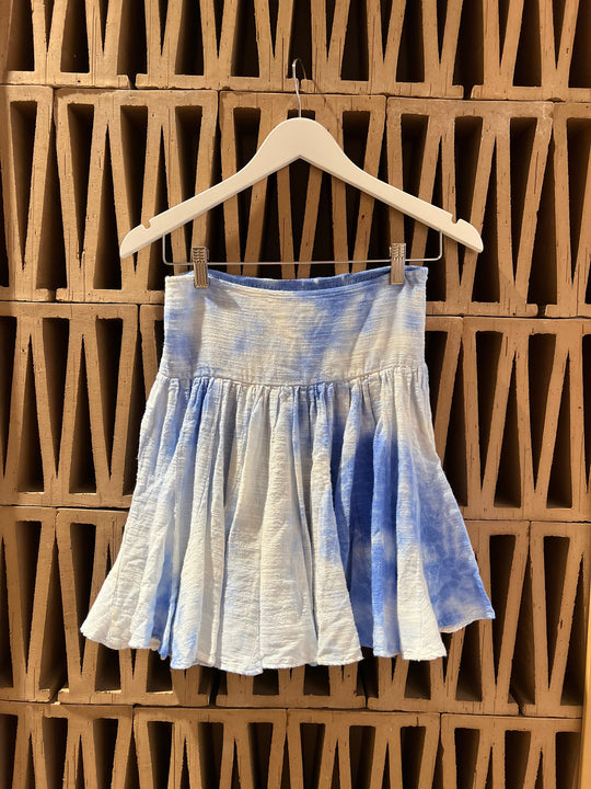 SKIRT "MARBLE" BLUE