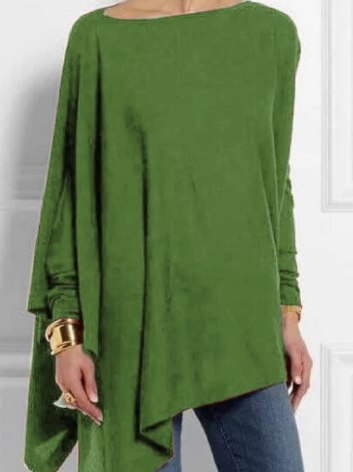Heidi-Mode | Modischer Poncho mit Asymmetrie