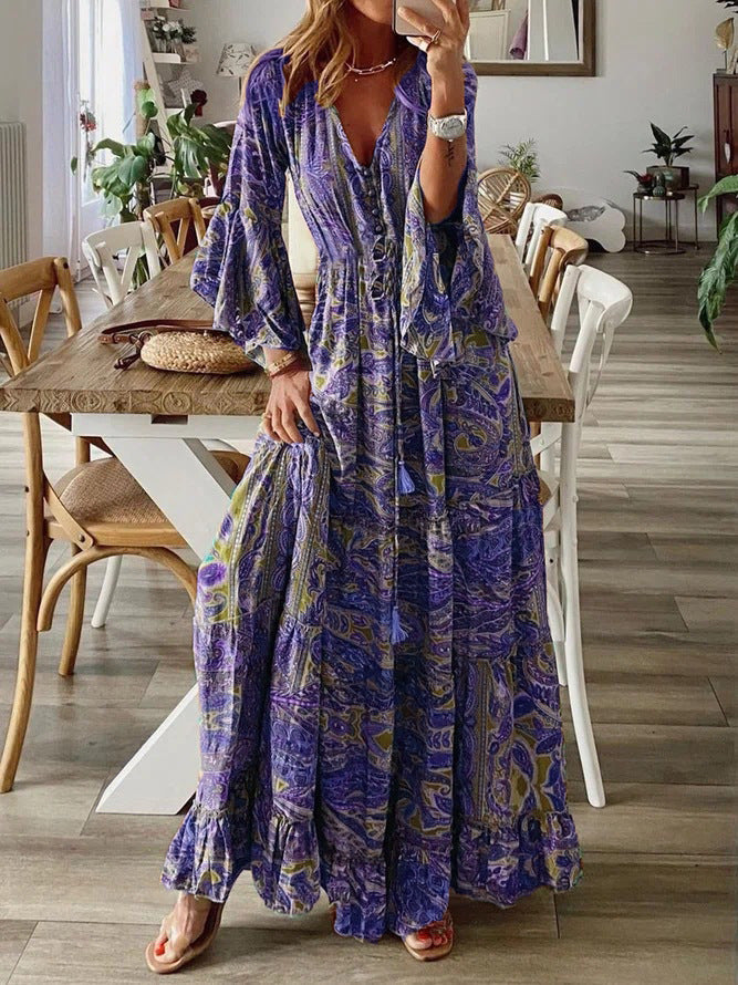 Mode Zomerdroom Boho Maxi Jurk