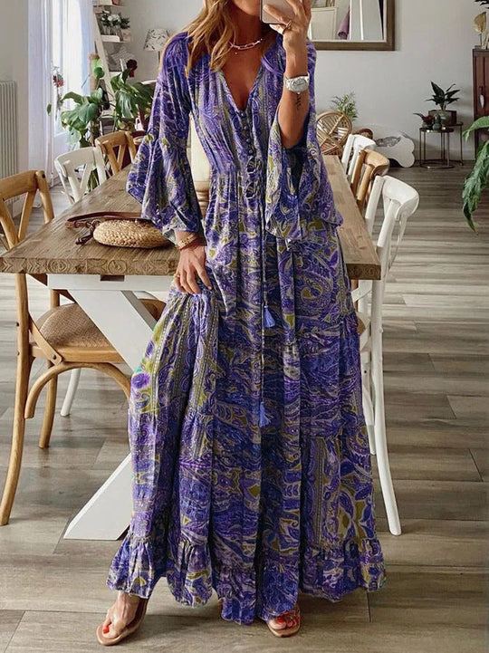 Mode Zomerdroom Boho Maxi Jurk