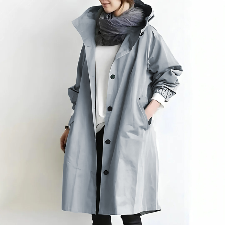 Wasserdichte Windjacke mit Kapuze