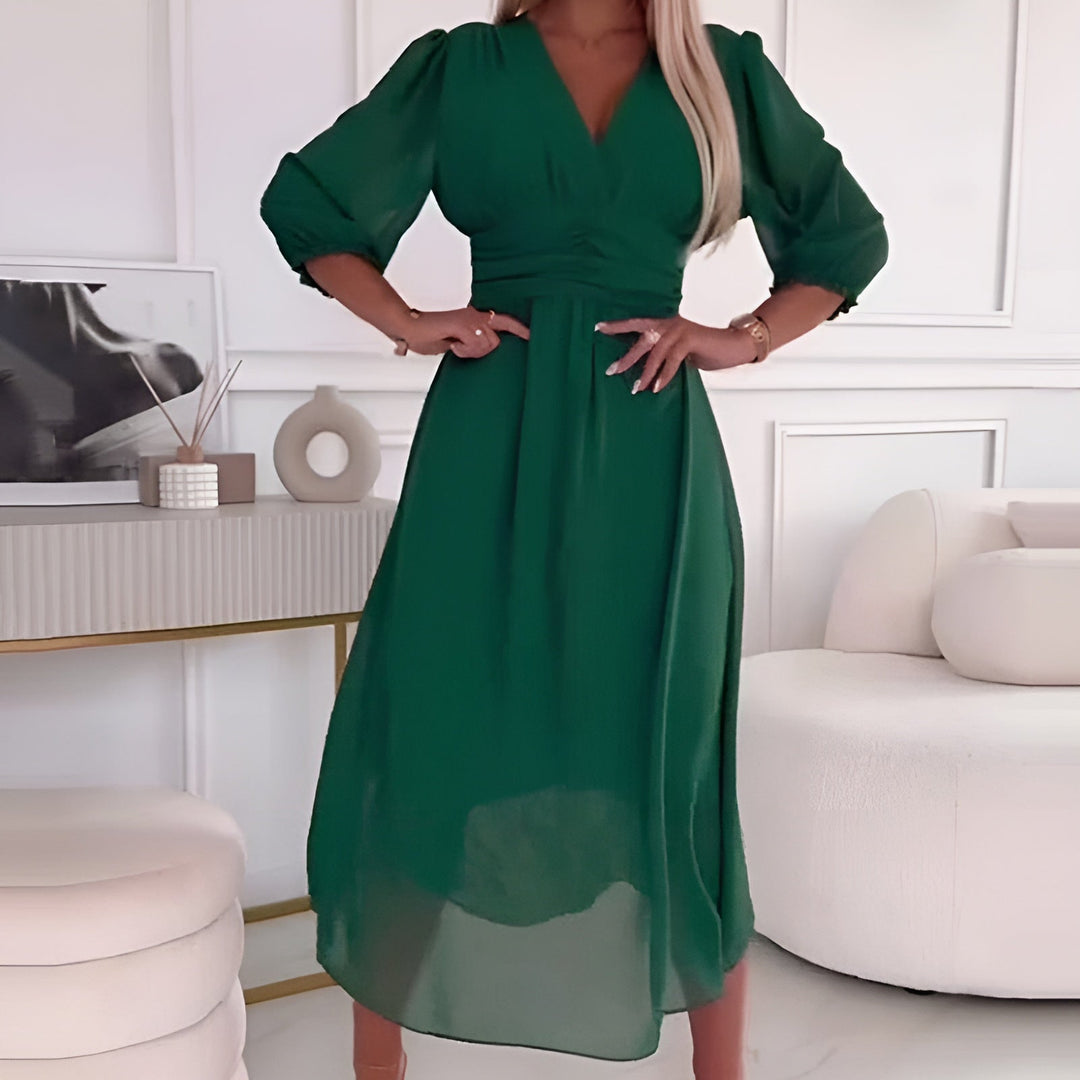 Heidi-Mode | Klassisches Chiffonkleid
