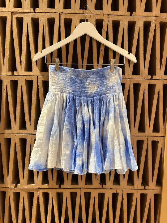 SKIRT "MARBLE" BLUE