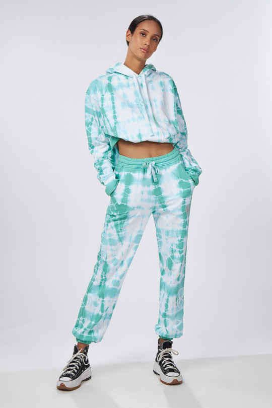 Baumwollhose Day Tie-Dye Mint