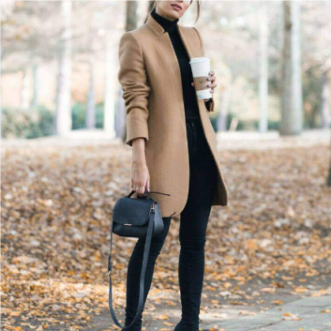 Heidi-Mode | Mantel Damen Langline Offen-Front Mantel