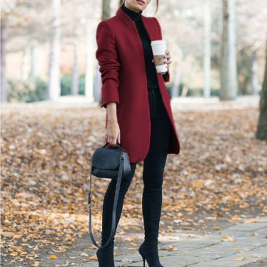 Heidi-Mode | Mantel Damen Langline Offen-Front Mantel