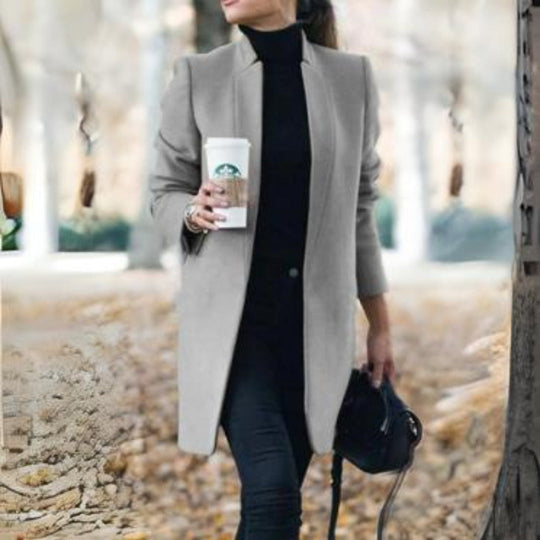 Heidi-Mode | Mantel Damen Langline Offen-Front Mantel